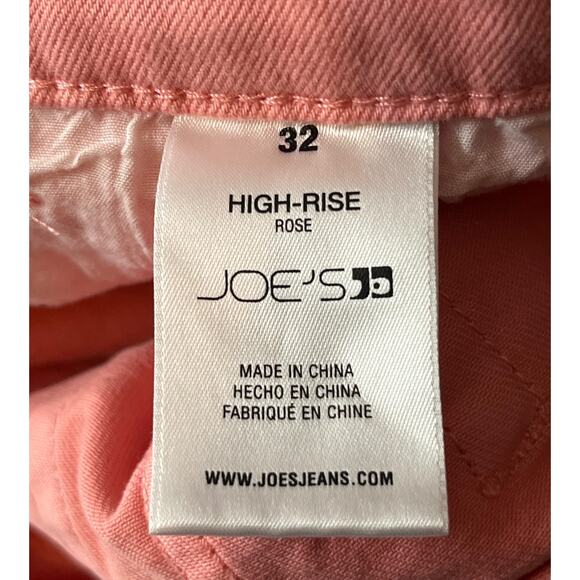 Joe's Jeans high rise wide leg ankle light rose size 32 - Picture 5 of 6